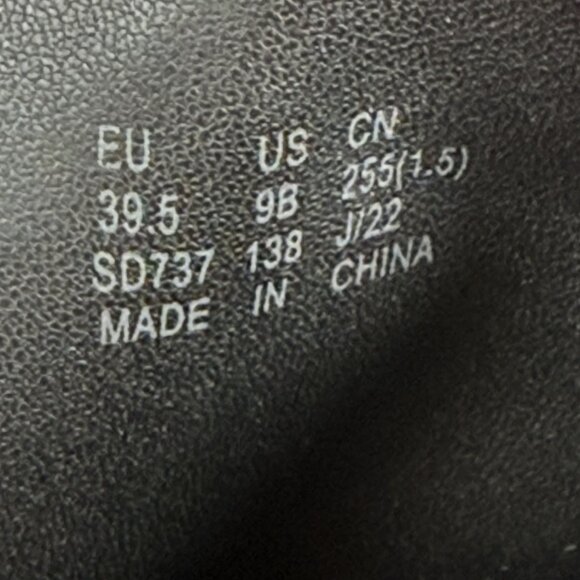 Stuart Weitzman Women's Black Mcknzee Pearl Studded Leather Combat Boots Size 9 - Picture 7 of 7